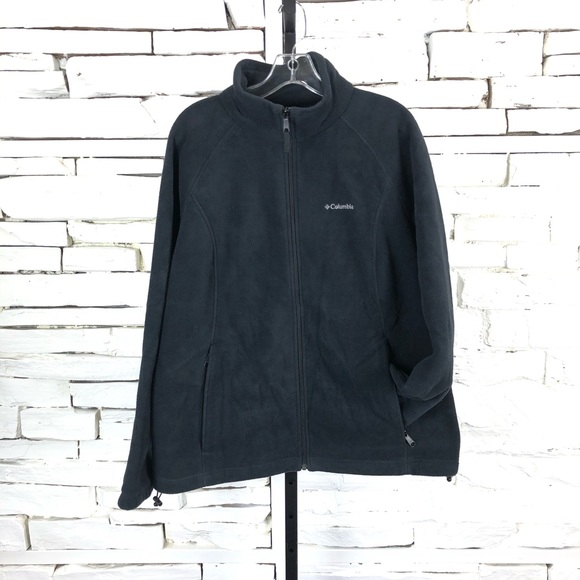 Columbia Jackets & Blazers - Columbia Full ZIP Fleece Black Jacket 2190